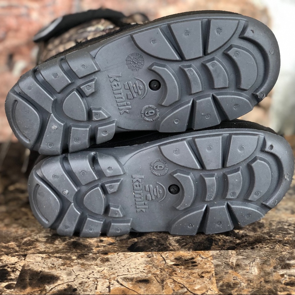 NEW Kamik Toddler Boys Snowbug Outdoor camo boots - Picture 6 of 13